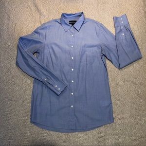 J. Crew Tall Blue Button Up Collared Shirt “Boy”